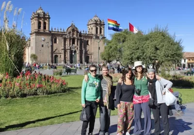 The Main Square of Cusco in Peru