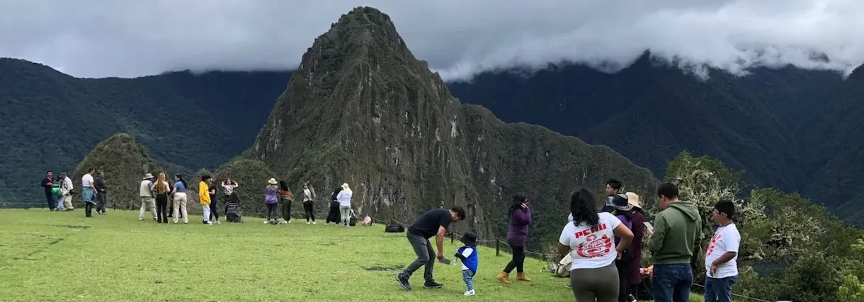 Turistas en Machu Picchu